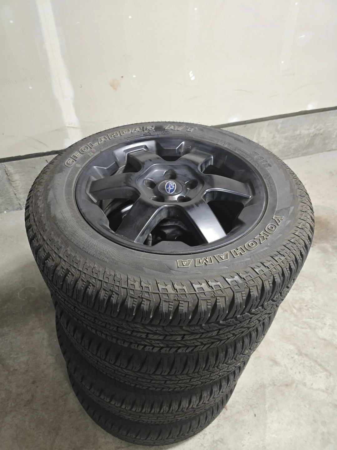 Yokohama Geolandar A/T Tires with Subaru Wilderness Rims - photo 2