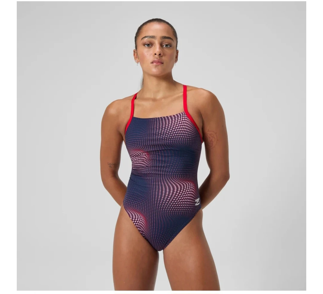 New-Size 24-Speedo Women's Flow Strappy Crossback One