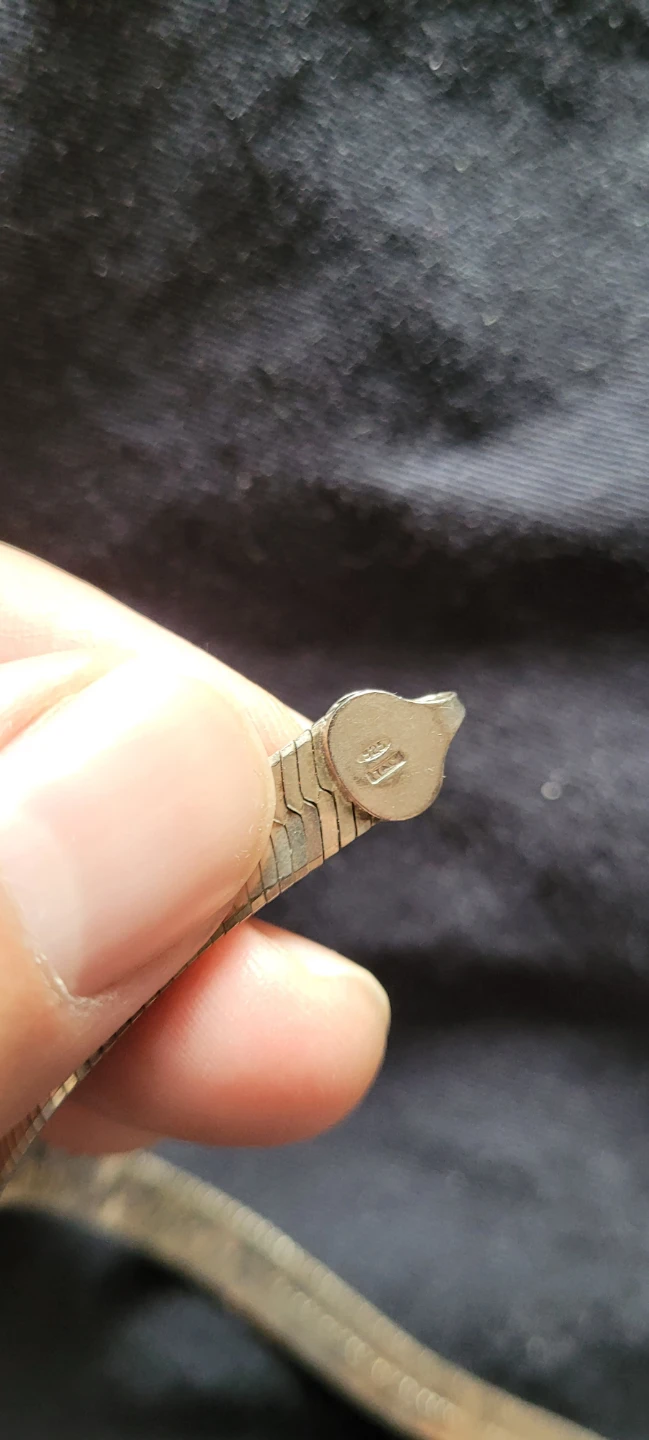 Sterling Silver Herringbone Bracelet - photo 2