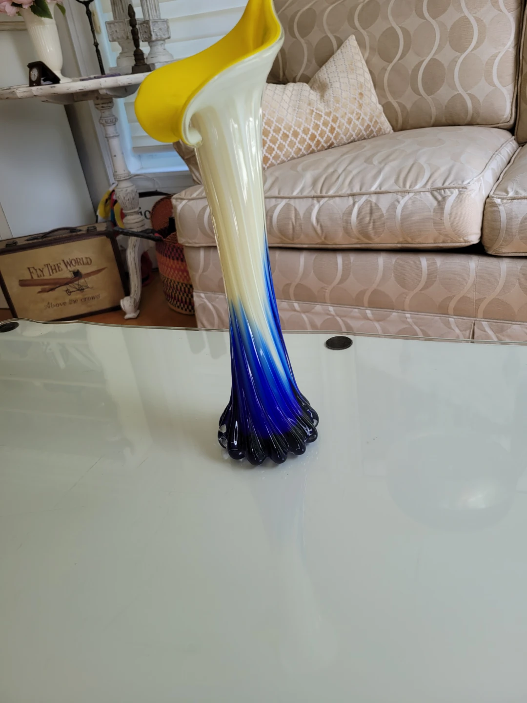 Vintage Jack in the Pulpit Art Glass Vase - photo 3