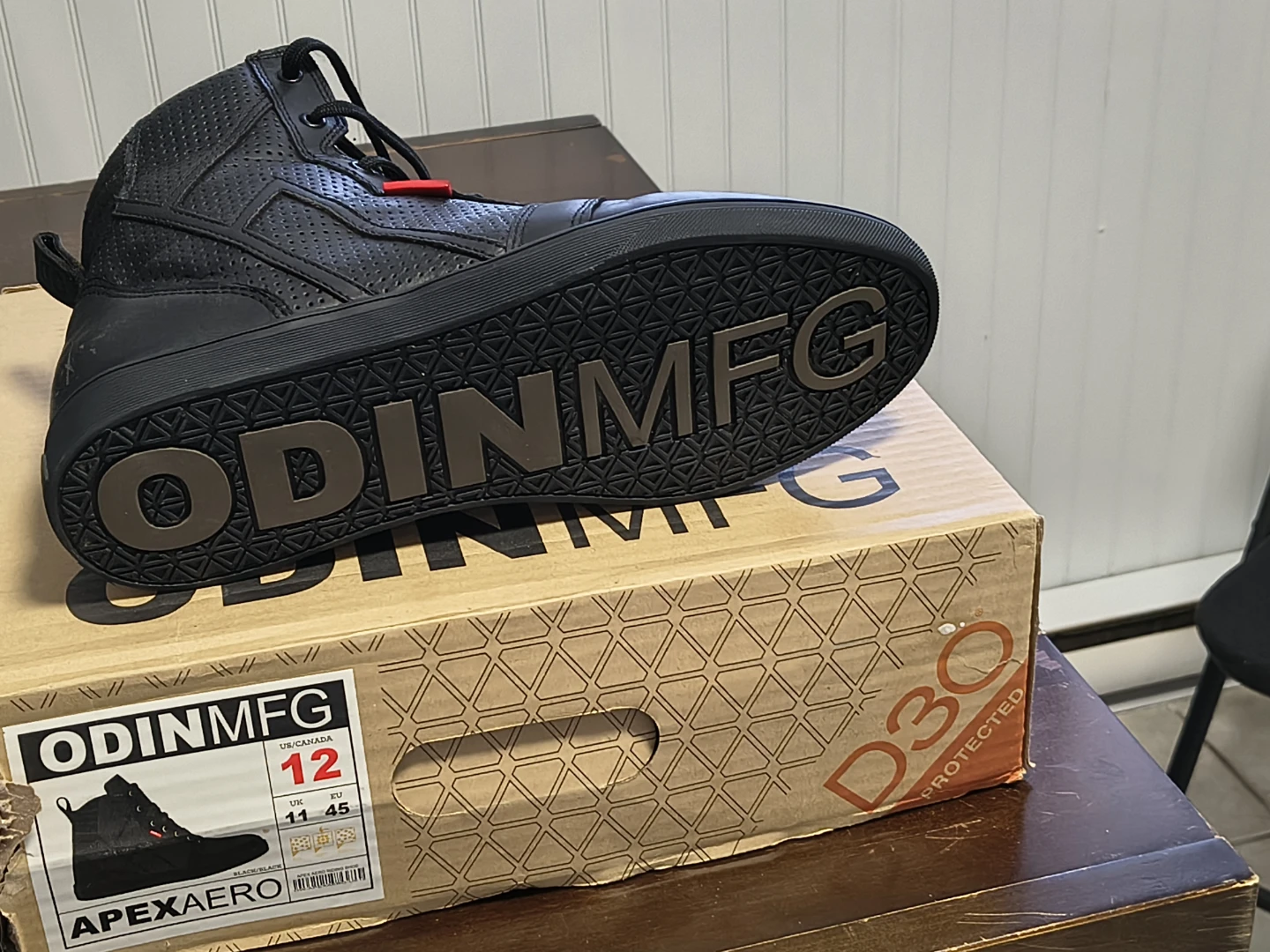 Odin MFG Aero Ace Motorcycle riding shoes with 3DO Technology - photo 4