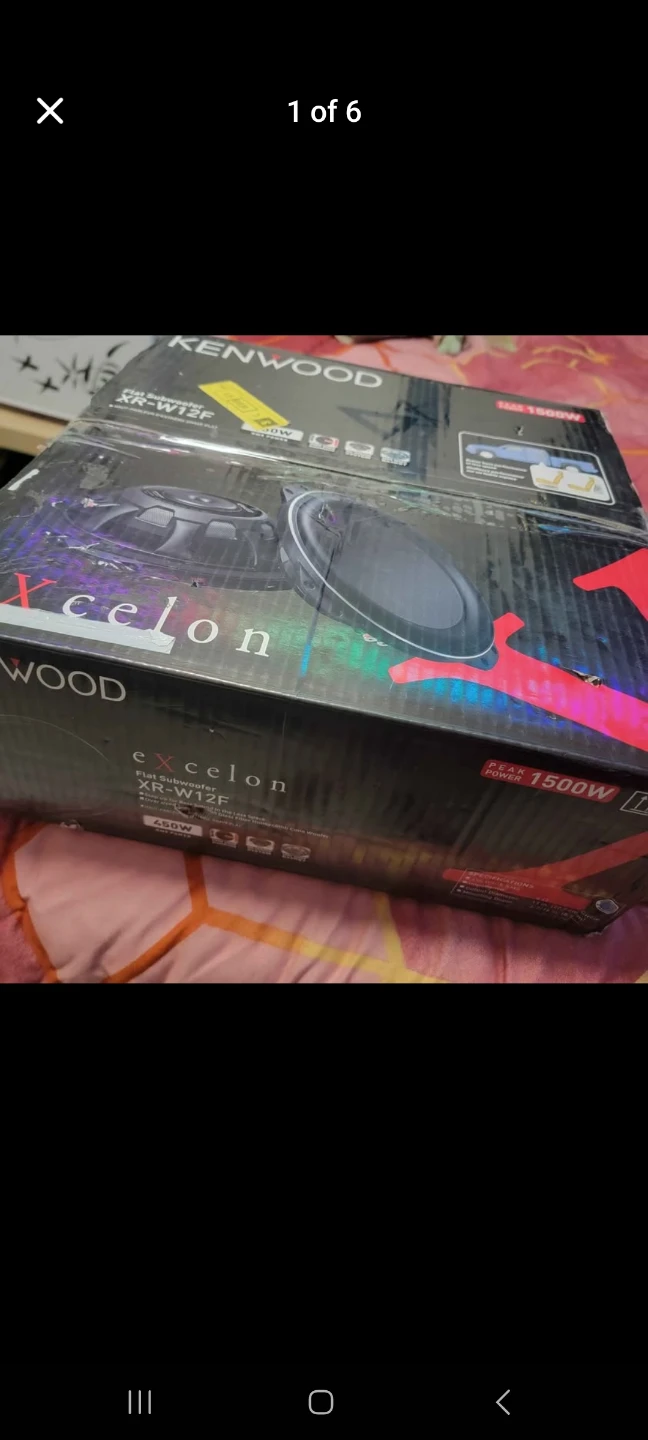Kenwood Excelon XR-W12F Flat Subwoofer