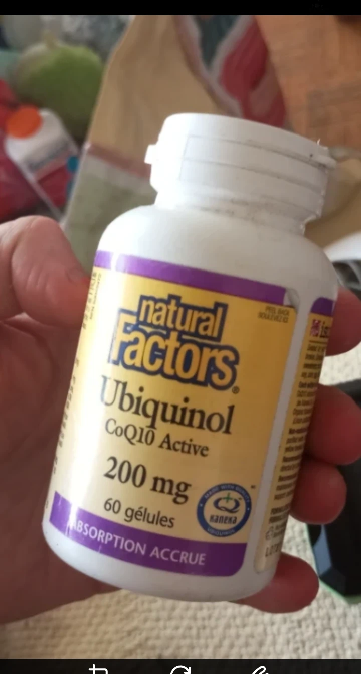 Natural Factors Ubiquinol CoQ10 Active 200 mg Softgels