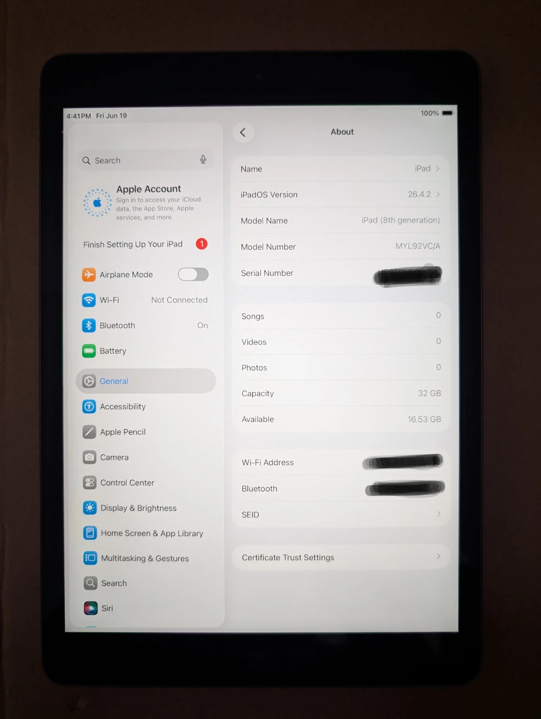 Apple iPad (8th generation)Space Grey -  32GB - photo 5