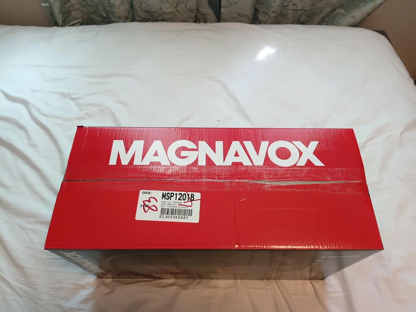 Magnavox MSP1201 TWS Light Up Bluetooth Speaker/Boombox - photo 2