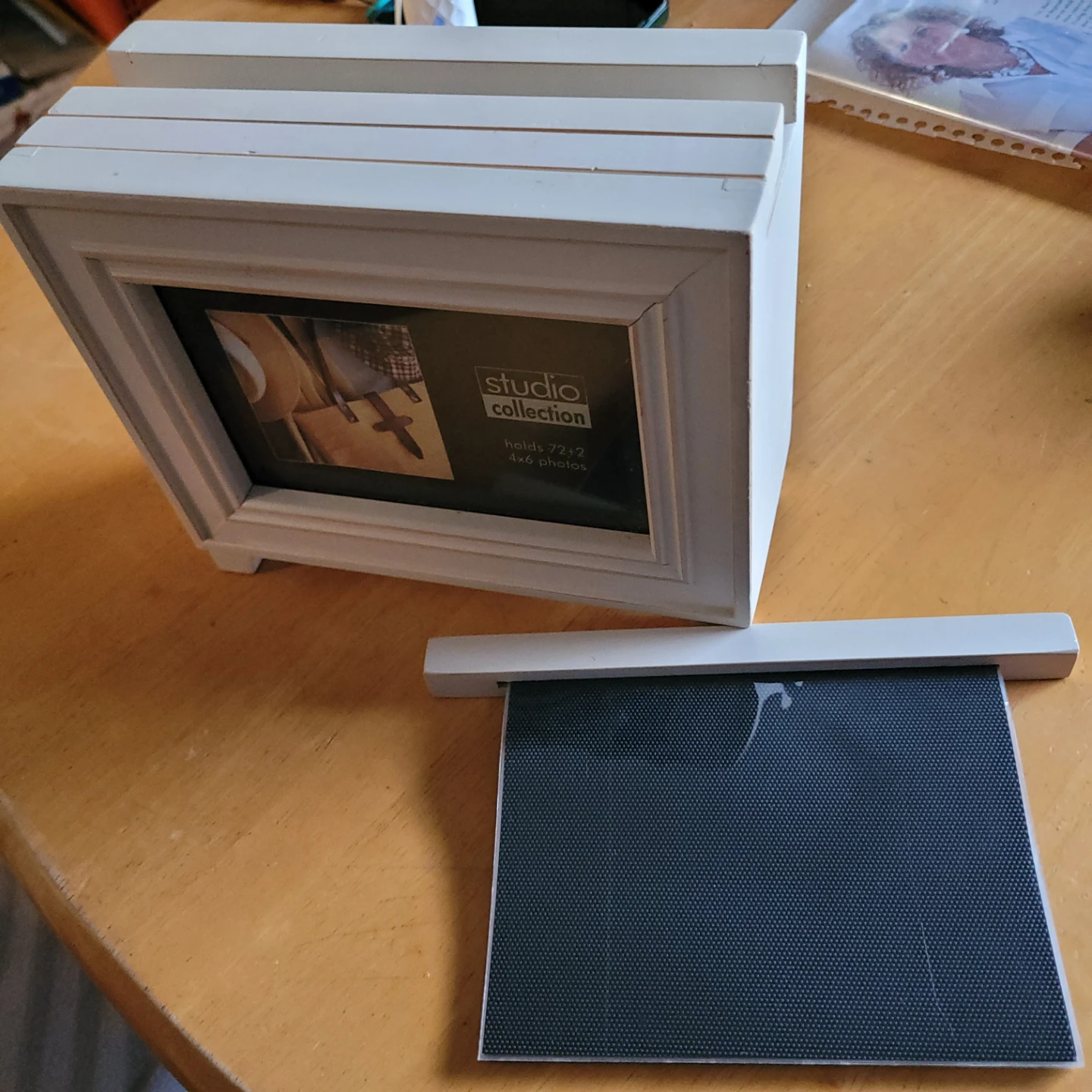 Studio Collection Photo Frame - Holds 7"x2 + 4"x6" Photos - photo 2