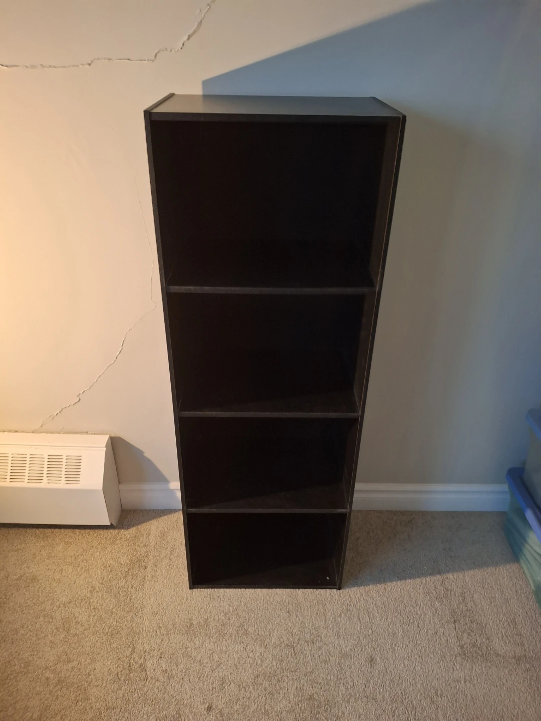 Black 4-Shelf Bookshelf (PICK-UP  BY JUNE 18TH) ⚽