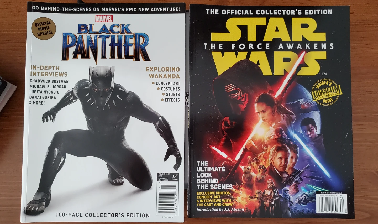 Marvel Black Panther & Star Wars Collector's Editions Magazines
