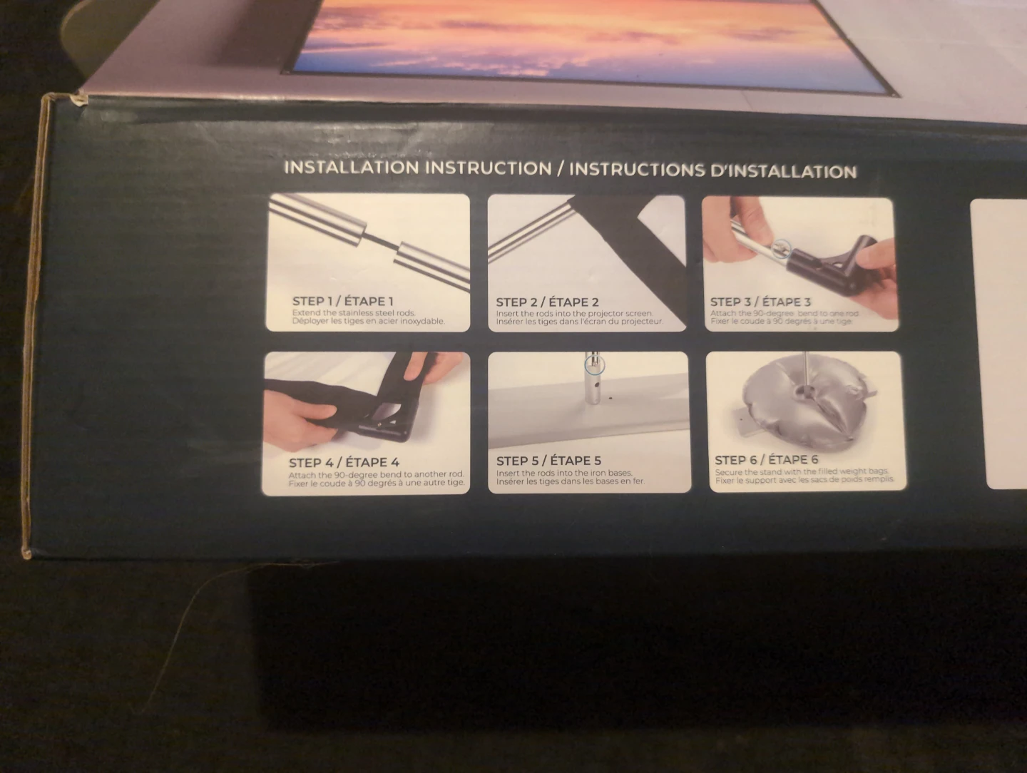 VANKYO 120 Inch Projector Screen with Stand - photo 3