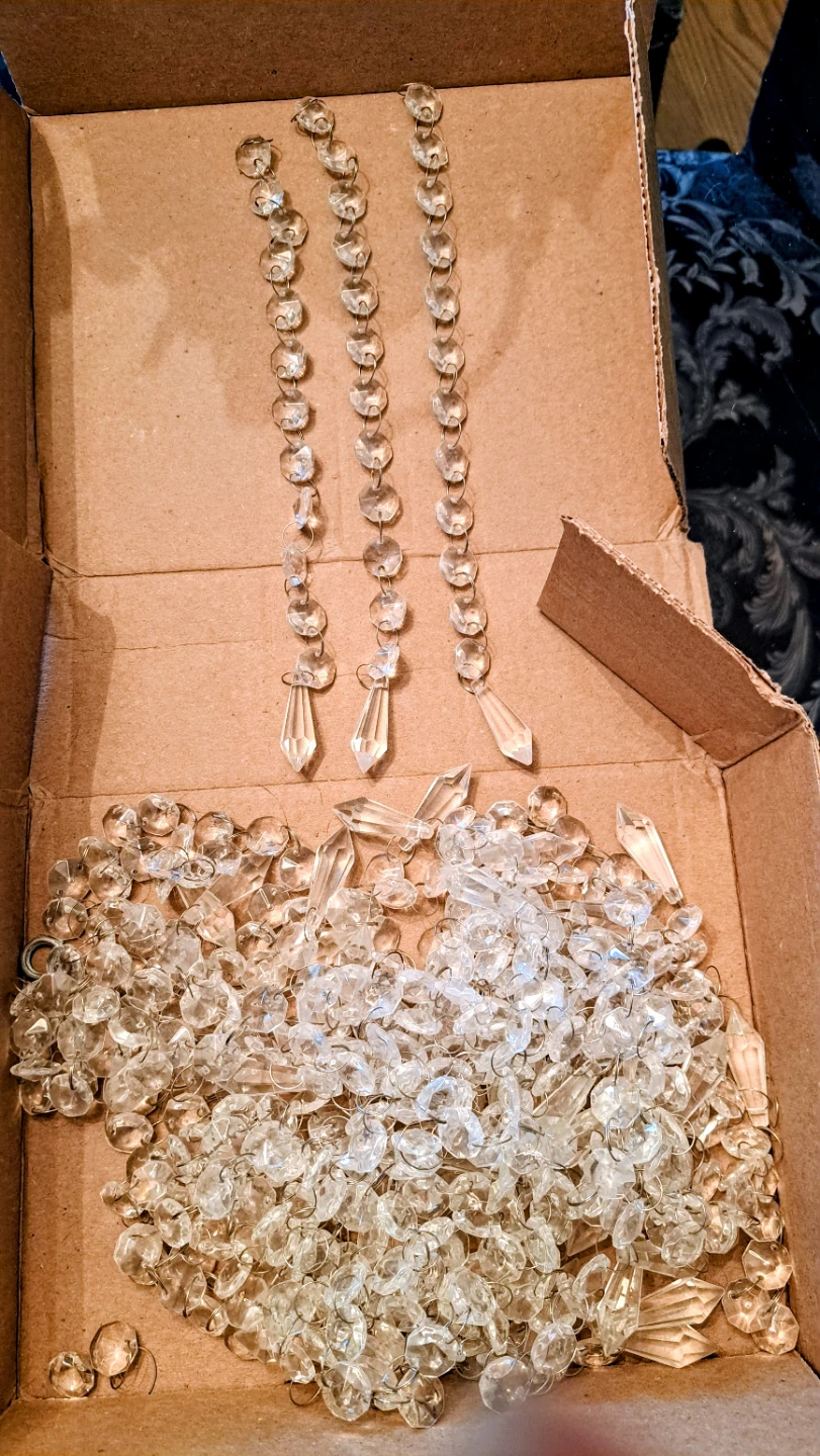 Acrylic Crystal Beaded Strands