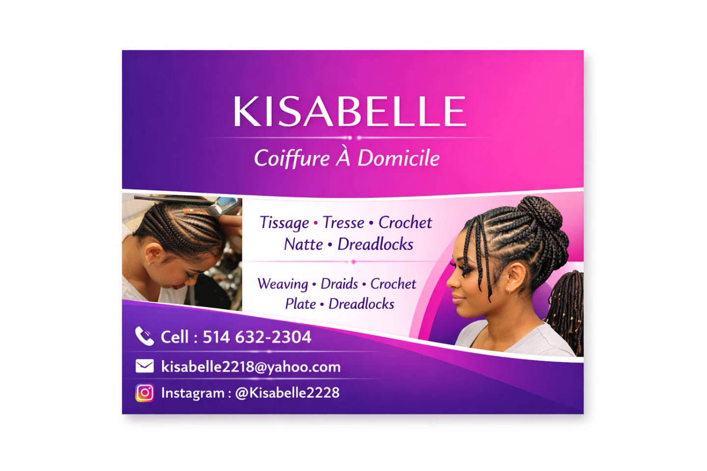 Hair Services - Weaving, Braids, Locs