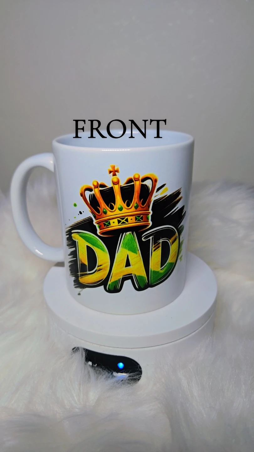 Dad Mug with Jamaican Flag Design - photo 3