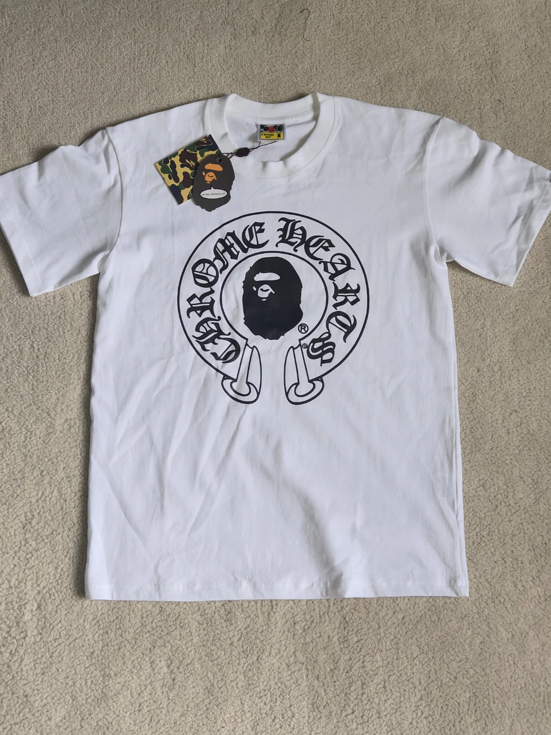 A Bathing Ape x Chrome Hearts Baby Milo T-Shirt