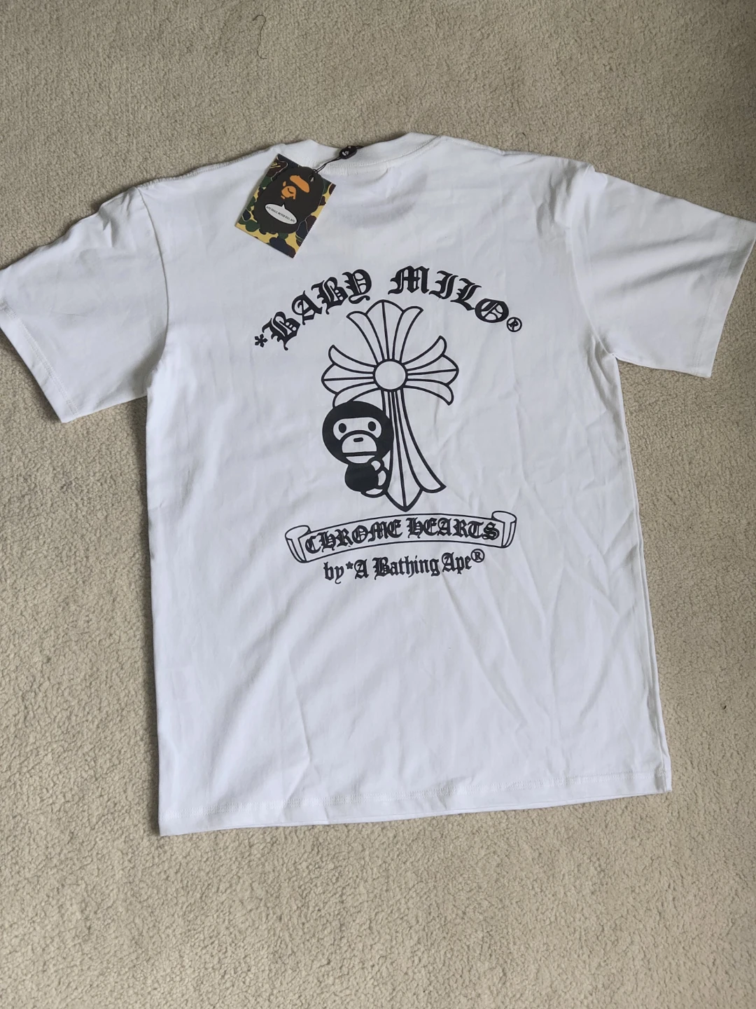 A Bathing Ape x Chrome Hearts Baby Milo T-Shirt - photo 2