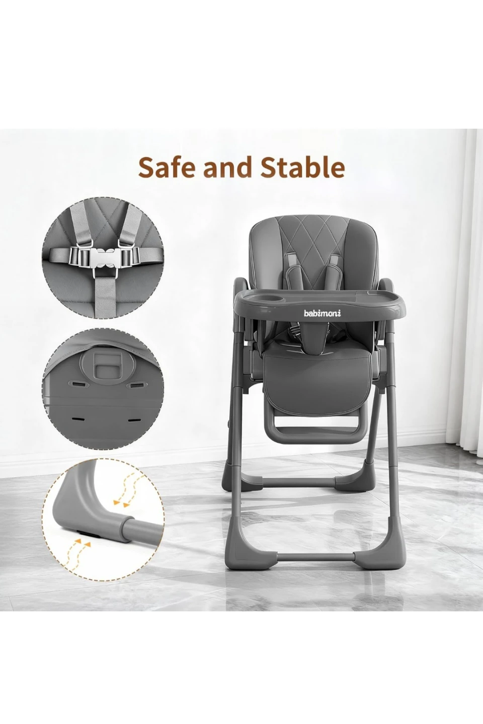 Brand new Babymoni Adjustable High Chair - photo 2