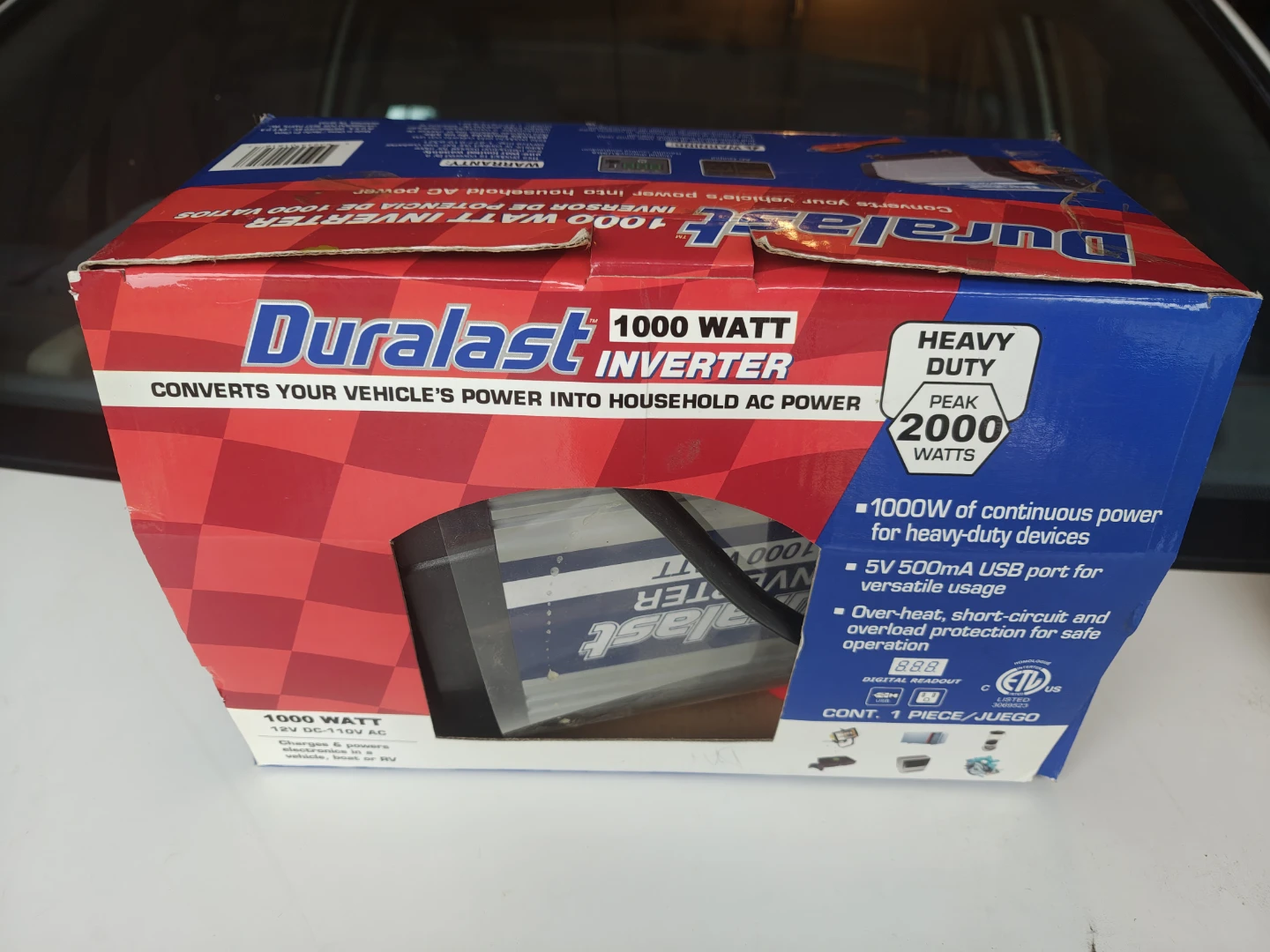 Duralast 1000W Power Inverter