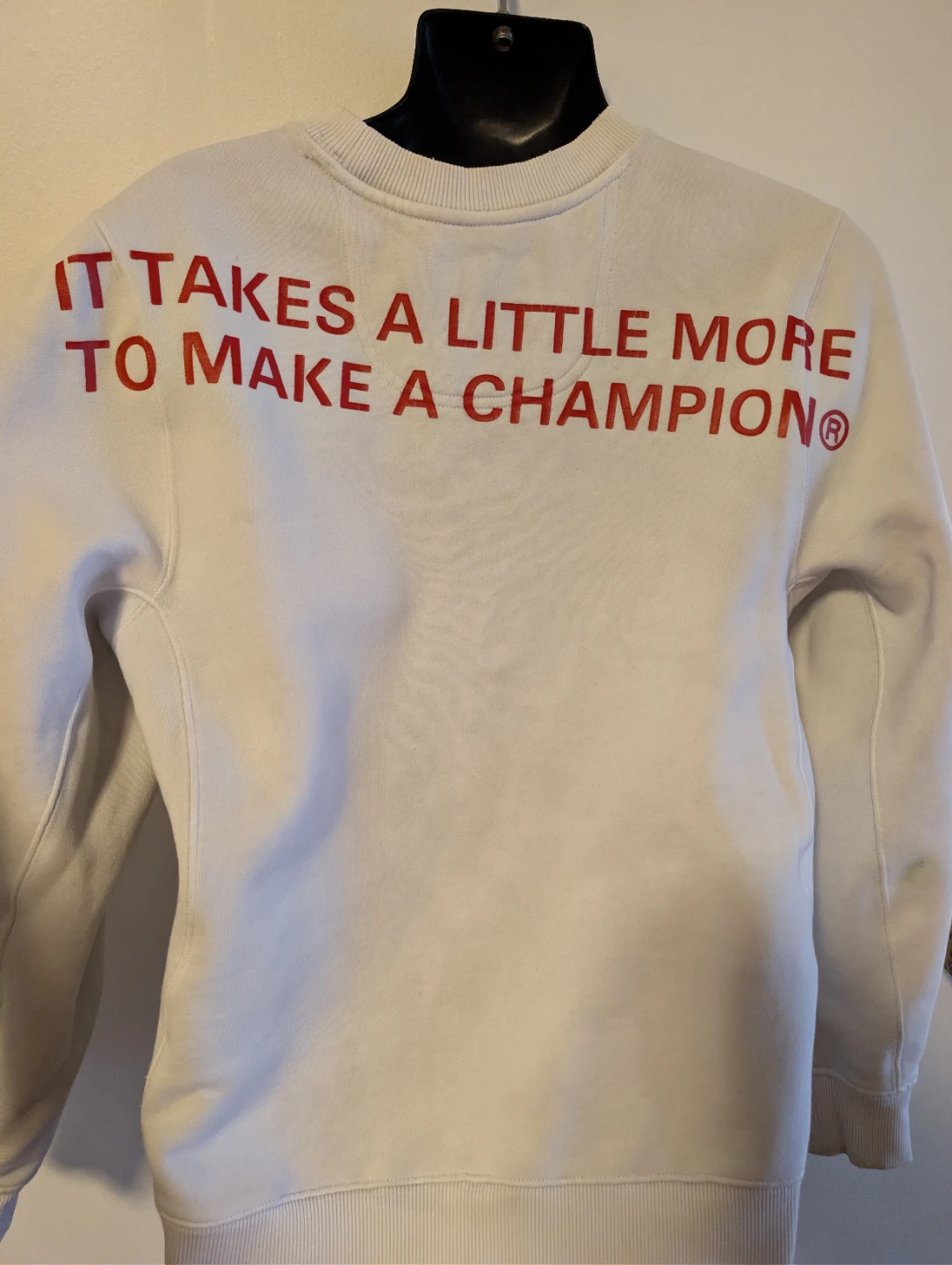 ⚽ Champion Off white Crewneck Sweatshirt - photo 4