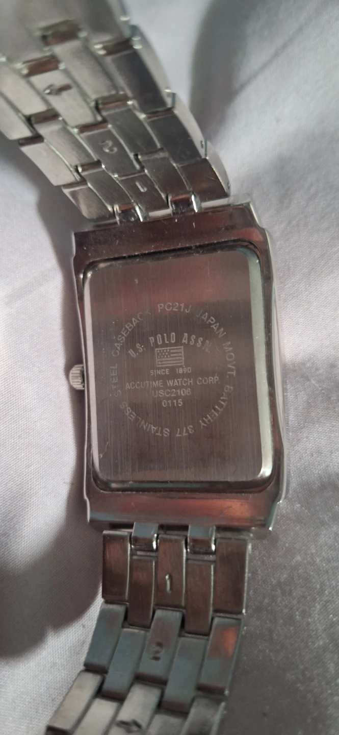 ⚽ U.S. Polo Assn. Rectangular Watch - photo 2