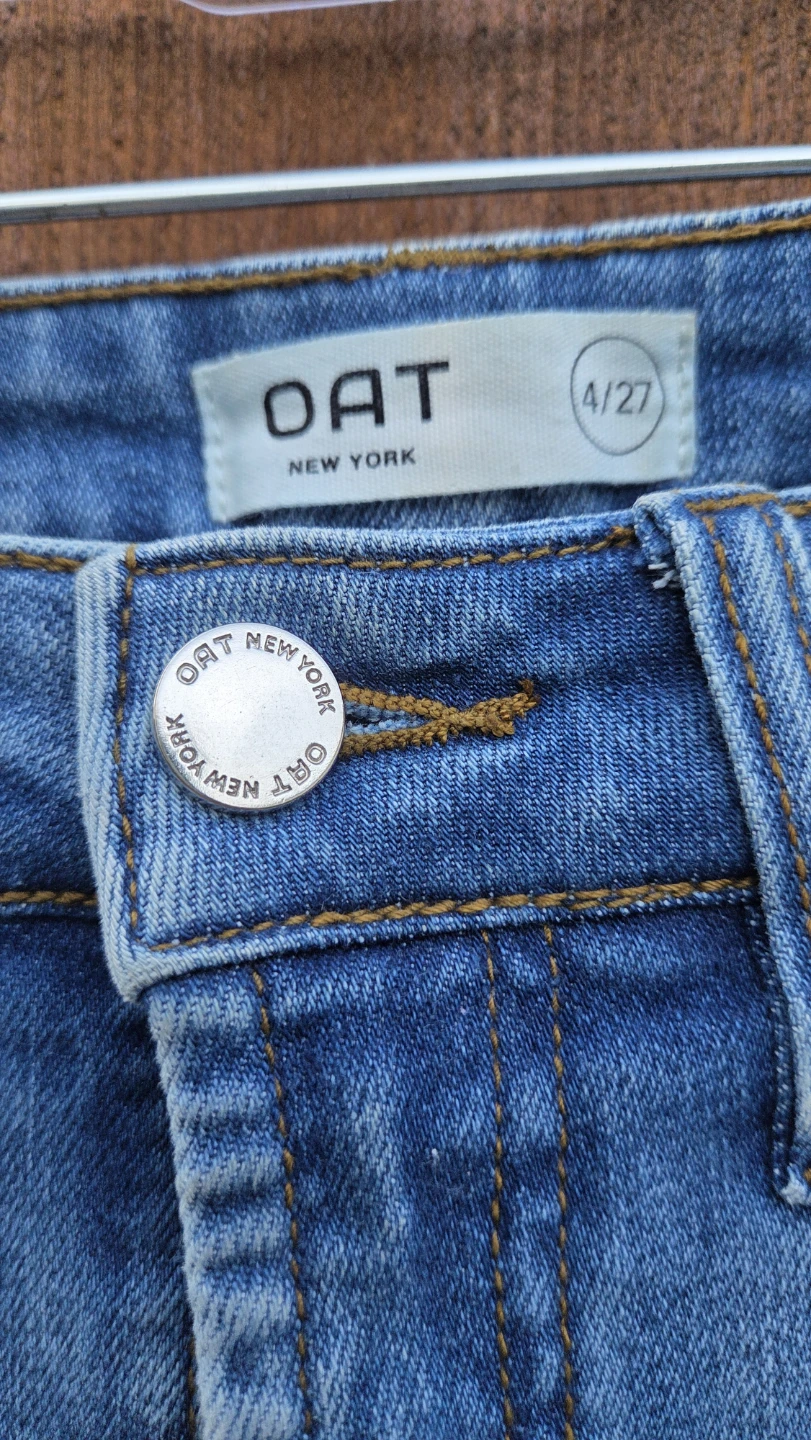 OAT New York Women's Wide Leg Cropped Jeans Size 4/27 - photo 3