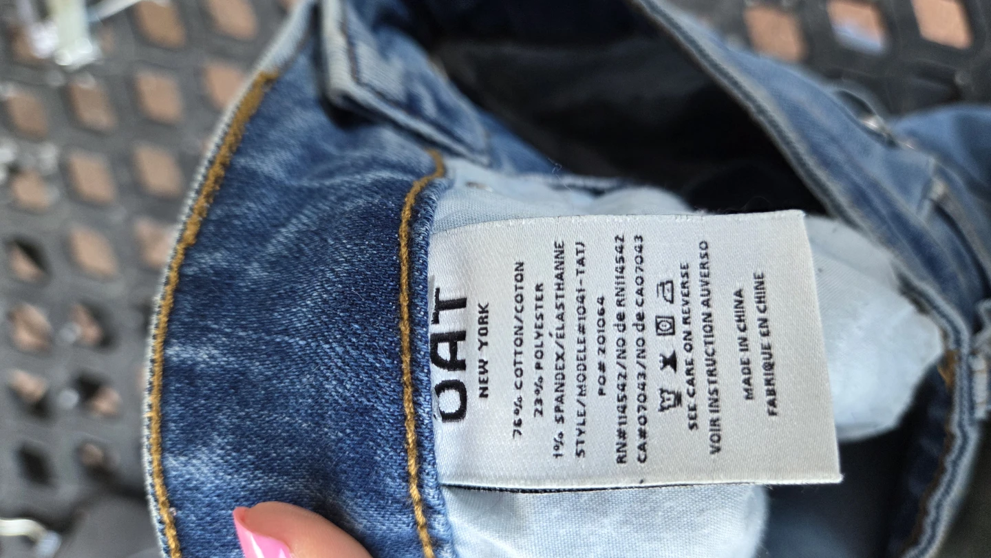 OAT New York Women's Wide Leg Cropped Jeans Size 4/27 - photo 5
