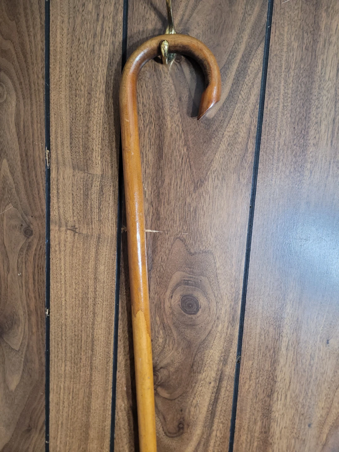 Wooden Walking Cane 34.5" Long - photo 3