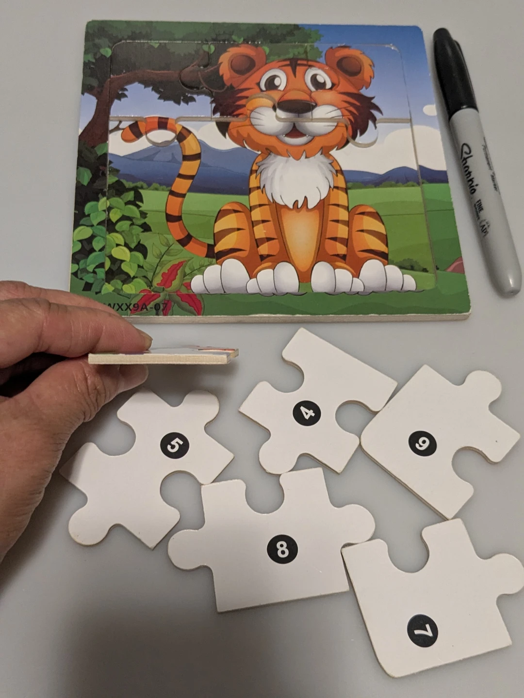 12 toddler wooden puzzles - photo 5