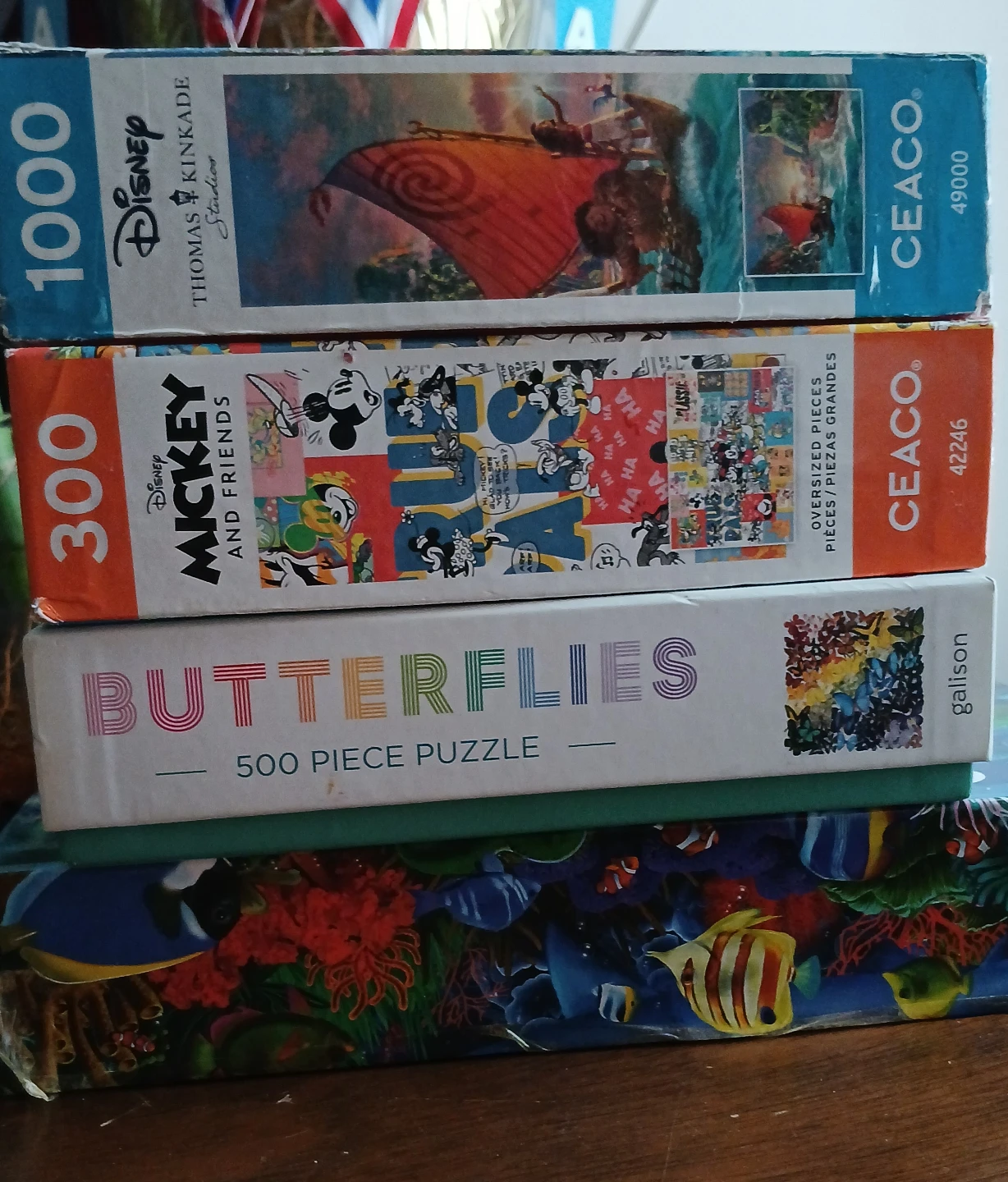Disney and Thomas Kinkade Puzzles - photo 2