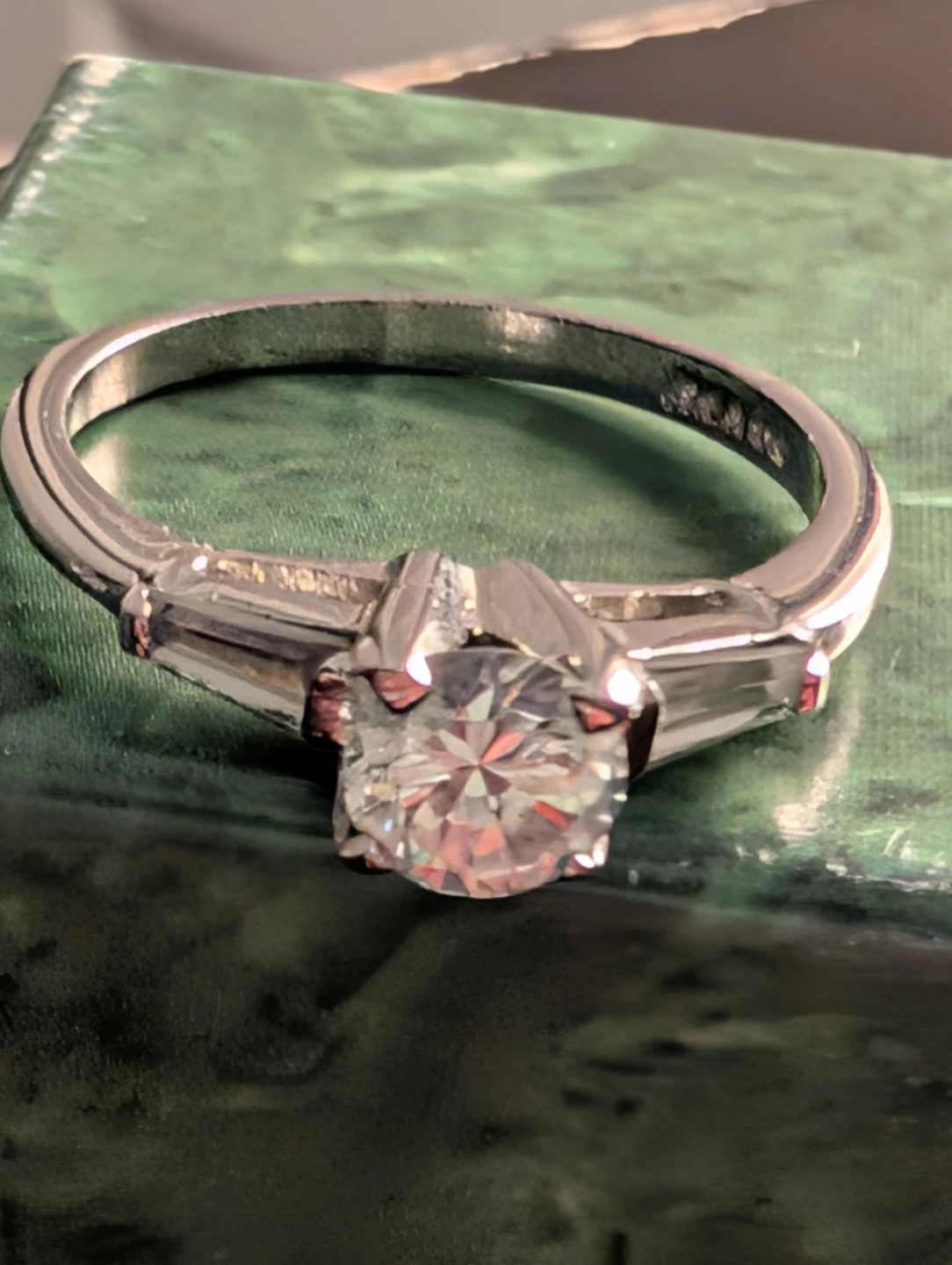 Silver tone ring
