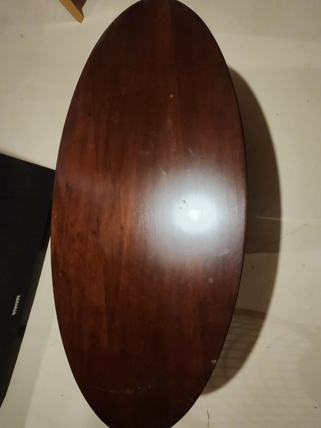 Oval Coffee Table with Lower Shelf - photo 2