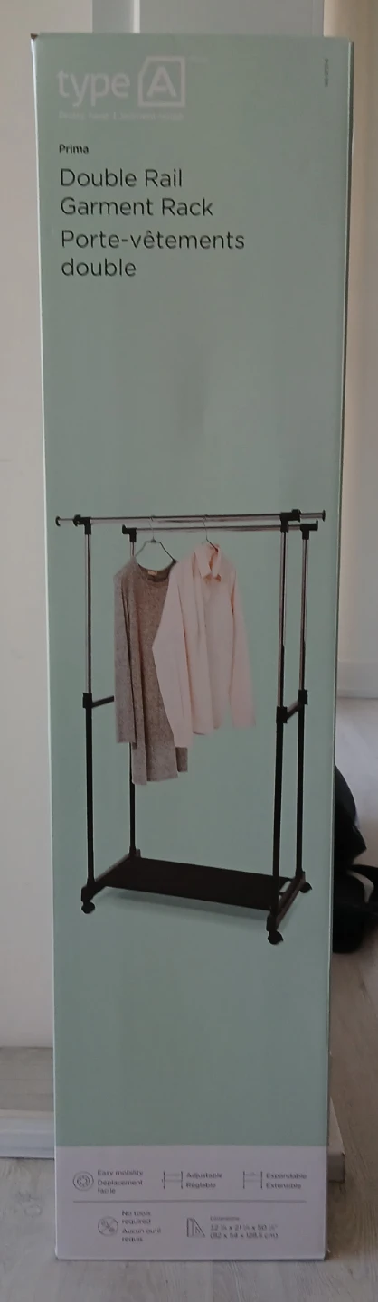 Type A Prima Double Rail Garment Rack - photo 2