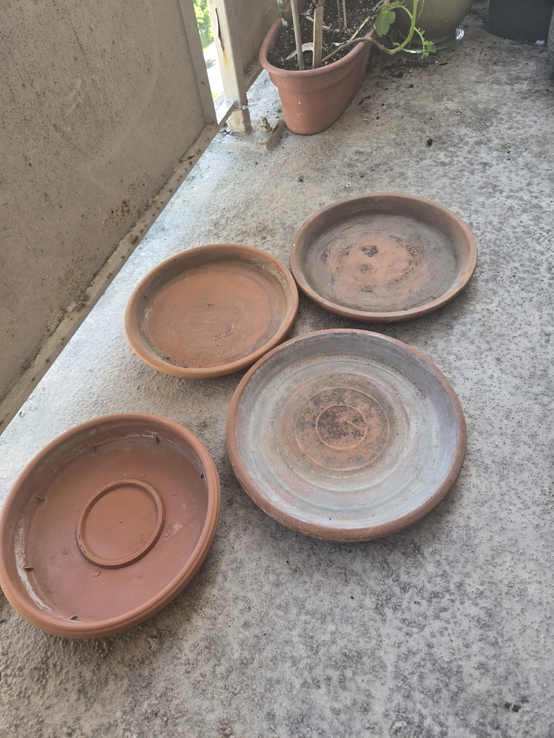 Terracotta Plant Saucers - 11" and 12"