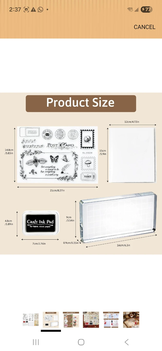 Clear Stamps and Ink Pads Set - photo 2