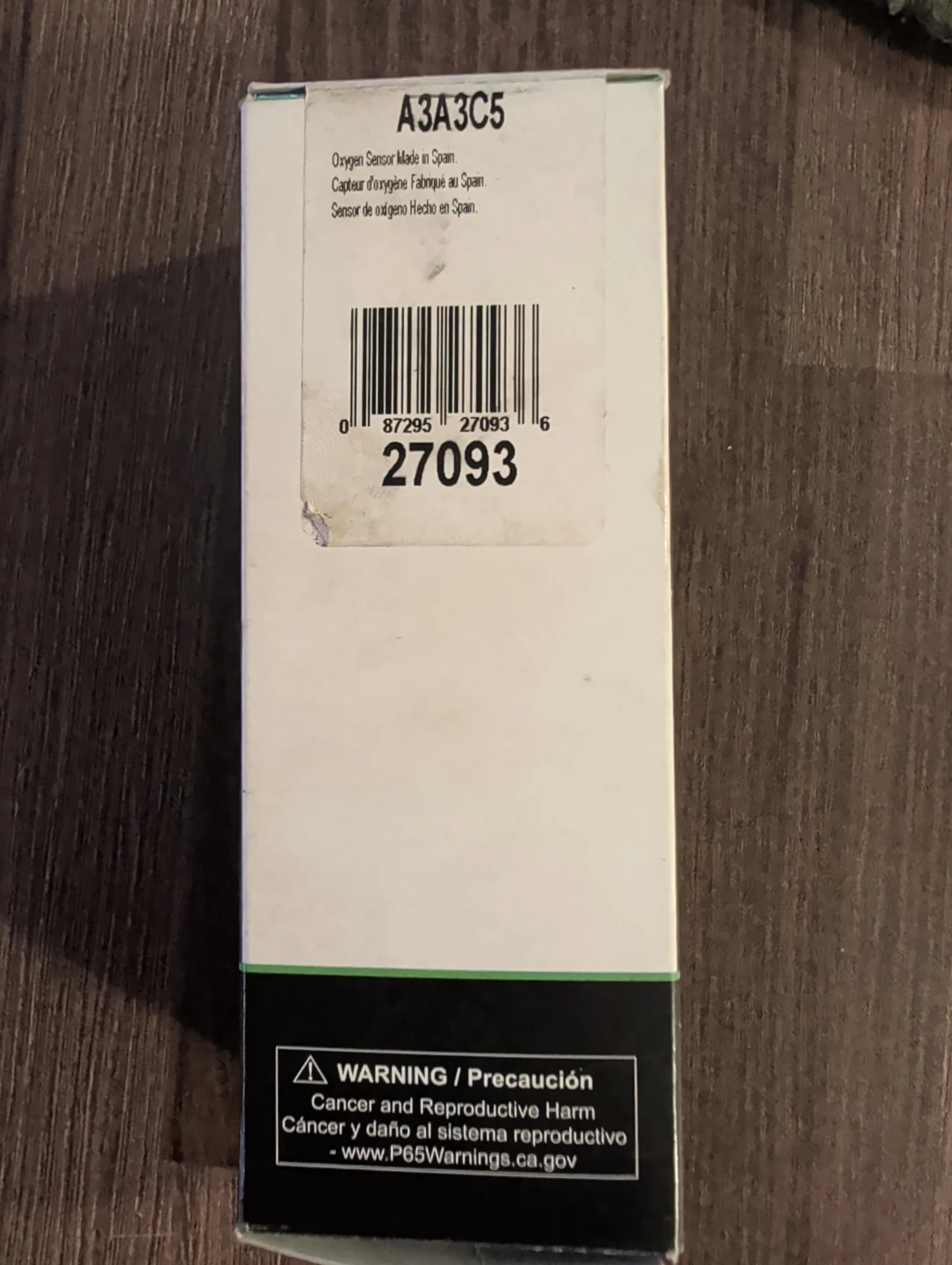 NTK Oxygen Sensor 27093