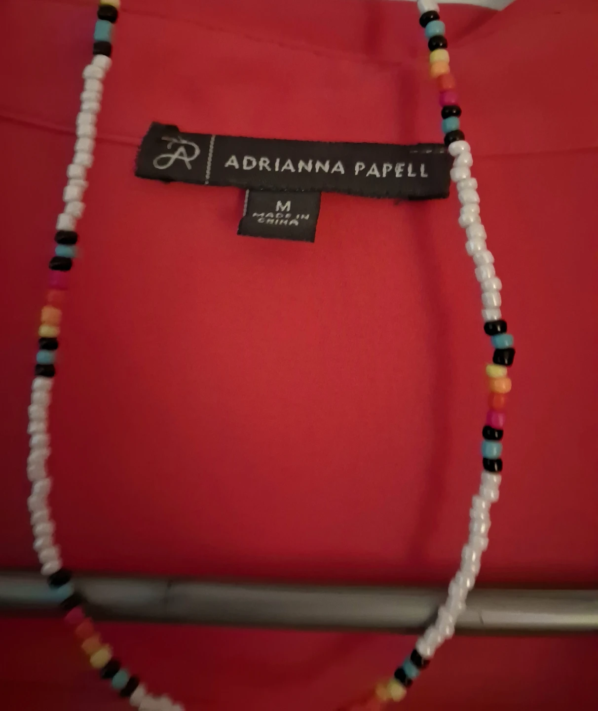 Adrianna Papell Sleeveless Red Blouse - Size M - photo 5