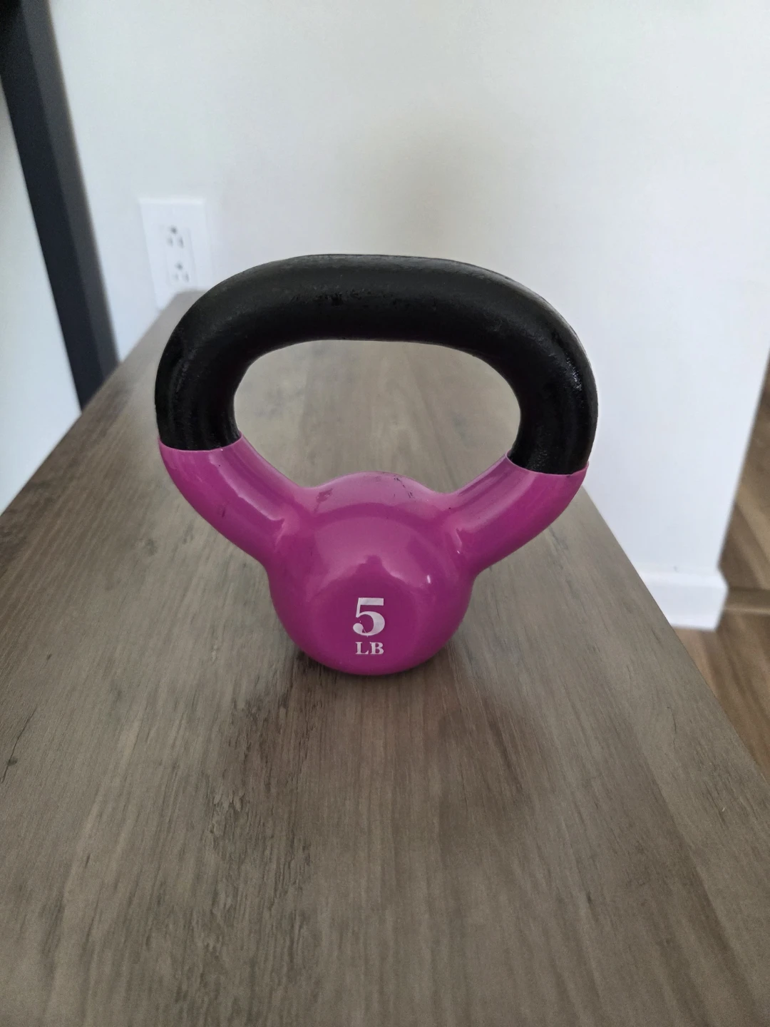 5 LB Kettlebell - Pink & Black