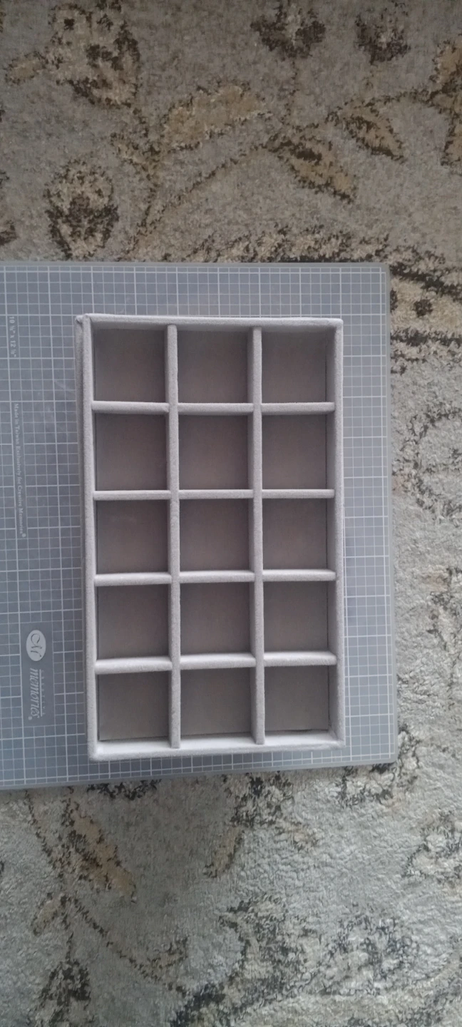 Grey Velvet Jewelry Organizer Set - photo 3