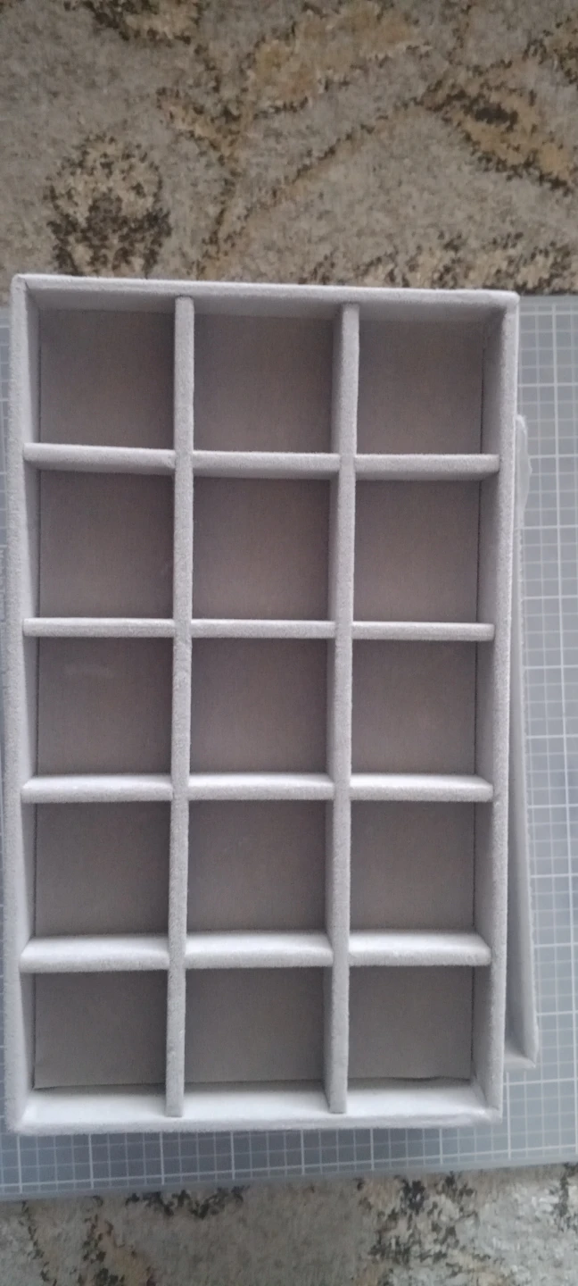 Grey Velvet Jewelry Organizer Set - photo 4