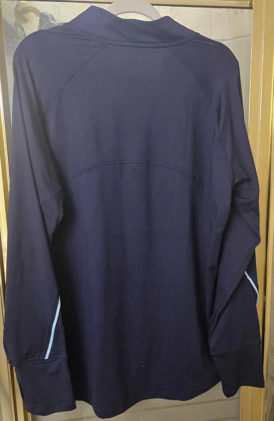 NWT Navy Men's Under Armour 1/2 zip Fitted Long-Sleeve. XLARGE. - photo 2