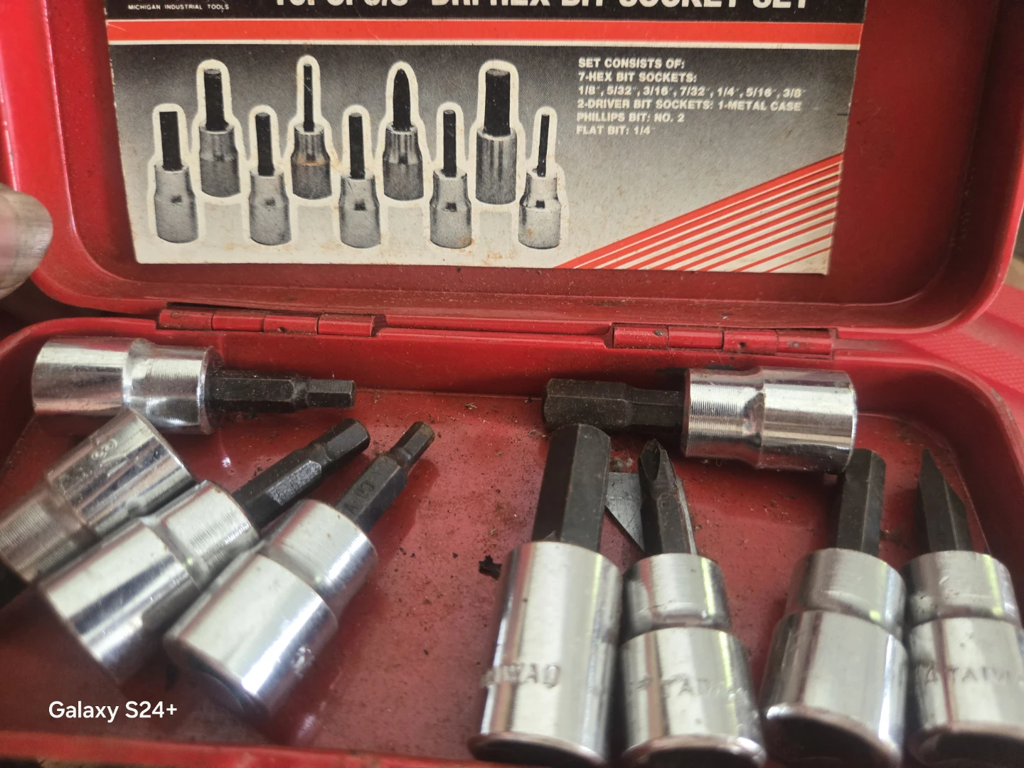 NTT 10pc 3/8" DR. Hex Bit Socket Set - photo 2