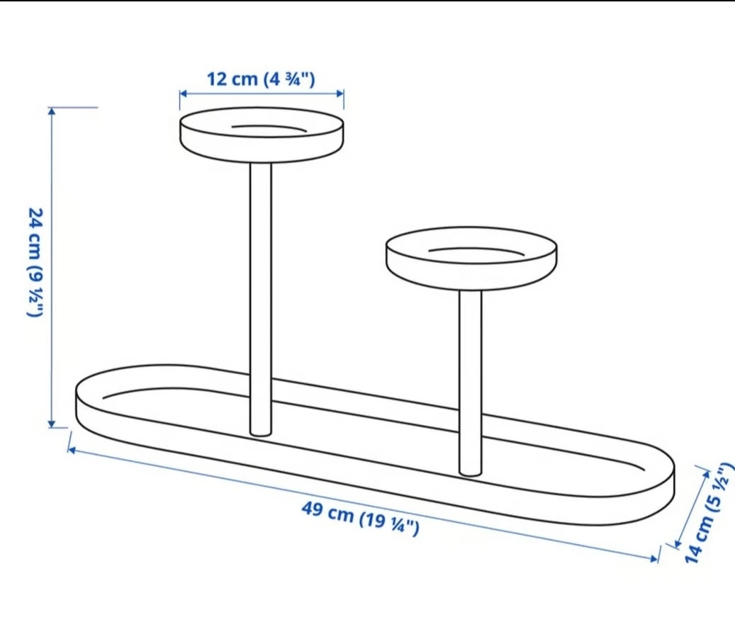 IKEA CHILISTRAND Plant Stand - photo 3