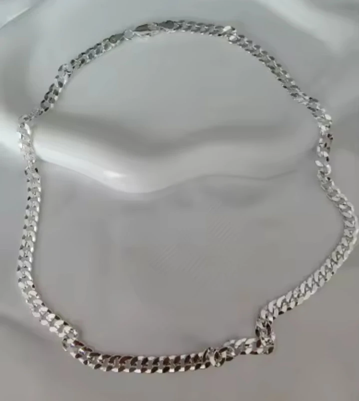 925 S.Silver Curb Chain Necklace