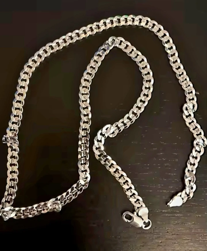925 S.Silver Curb Chain Necklace - photo 3