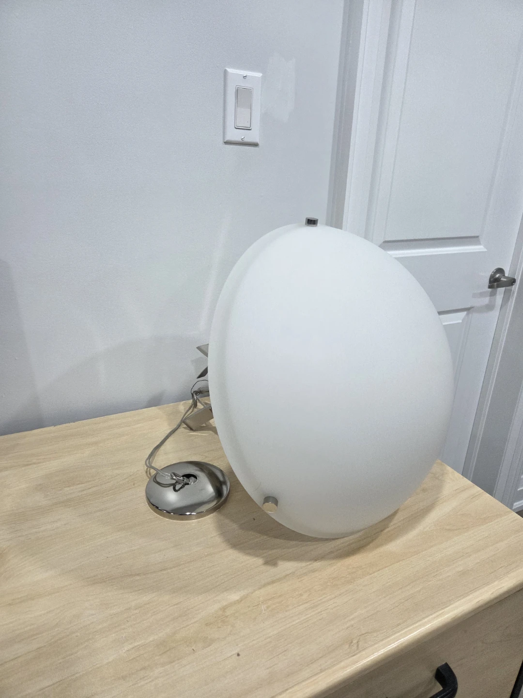 Frosted Glass Pendant Light Fixture - photo 4