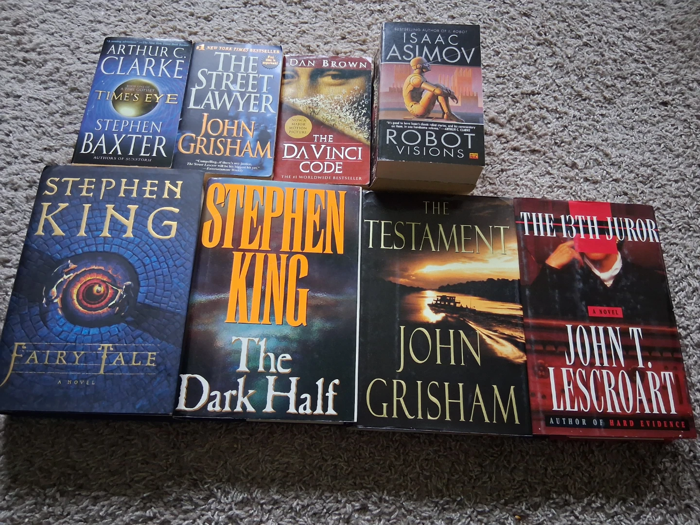 Collection of Novels by Stephen King, others