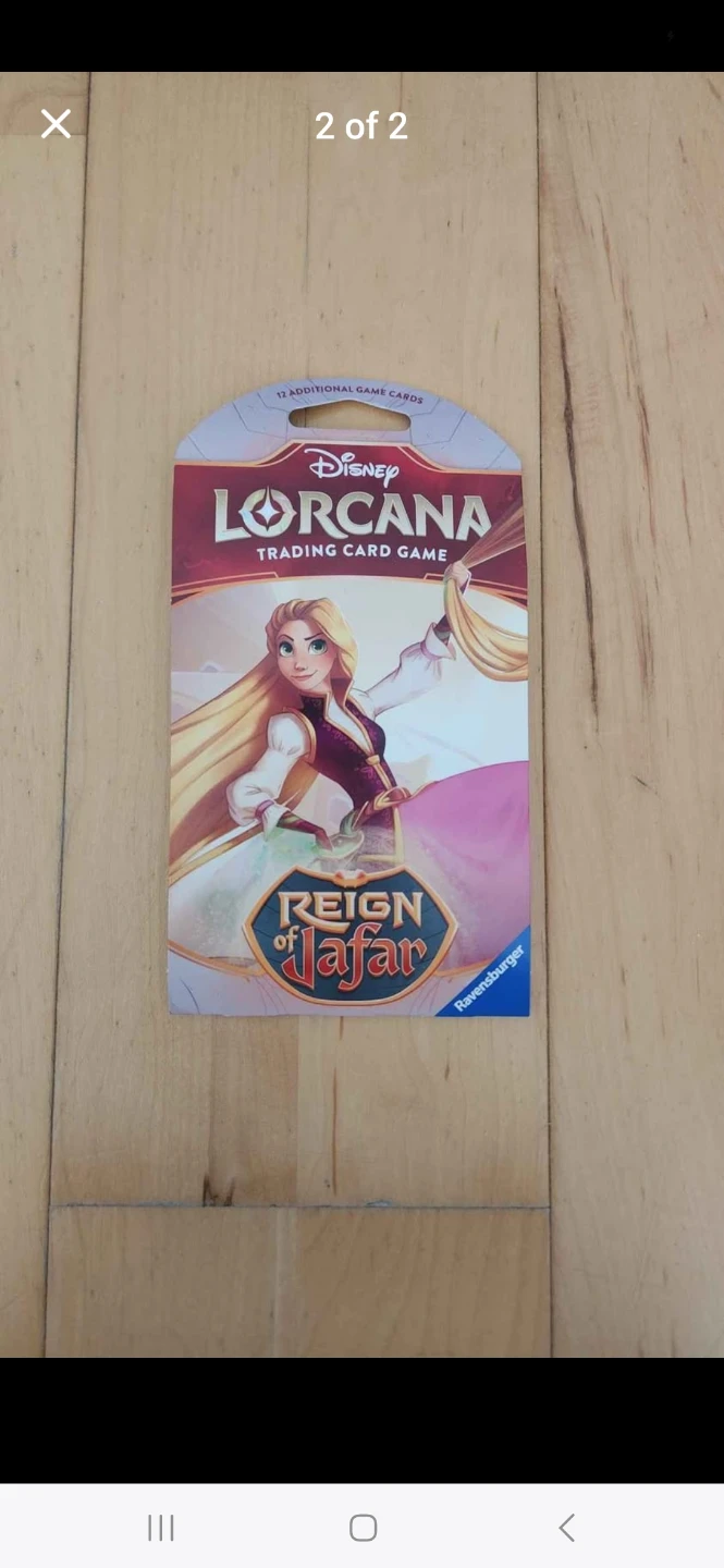 Disney Lorcana Rapunzel Reign of Jafar Single Booster Pack - photo 2
