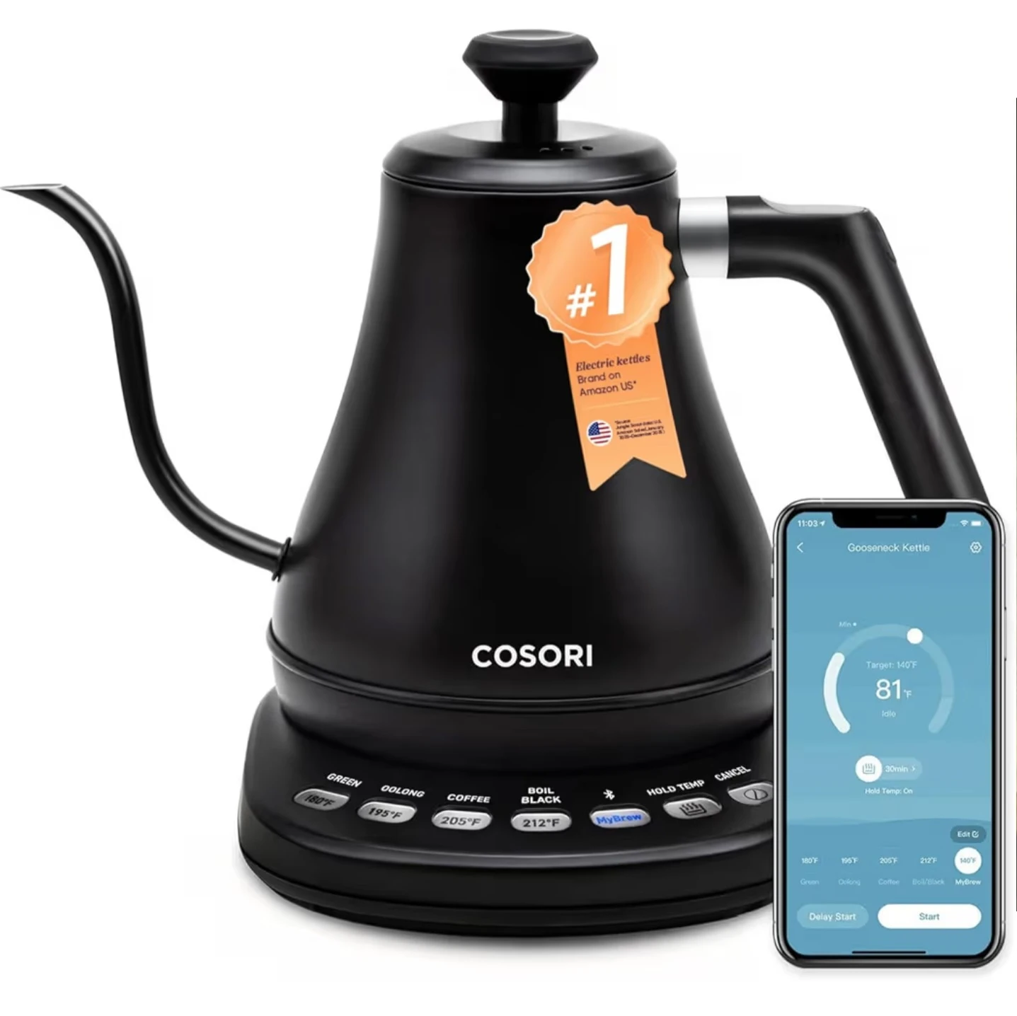 COSORI Electric Gooseneck Kettle
