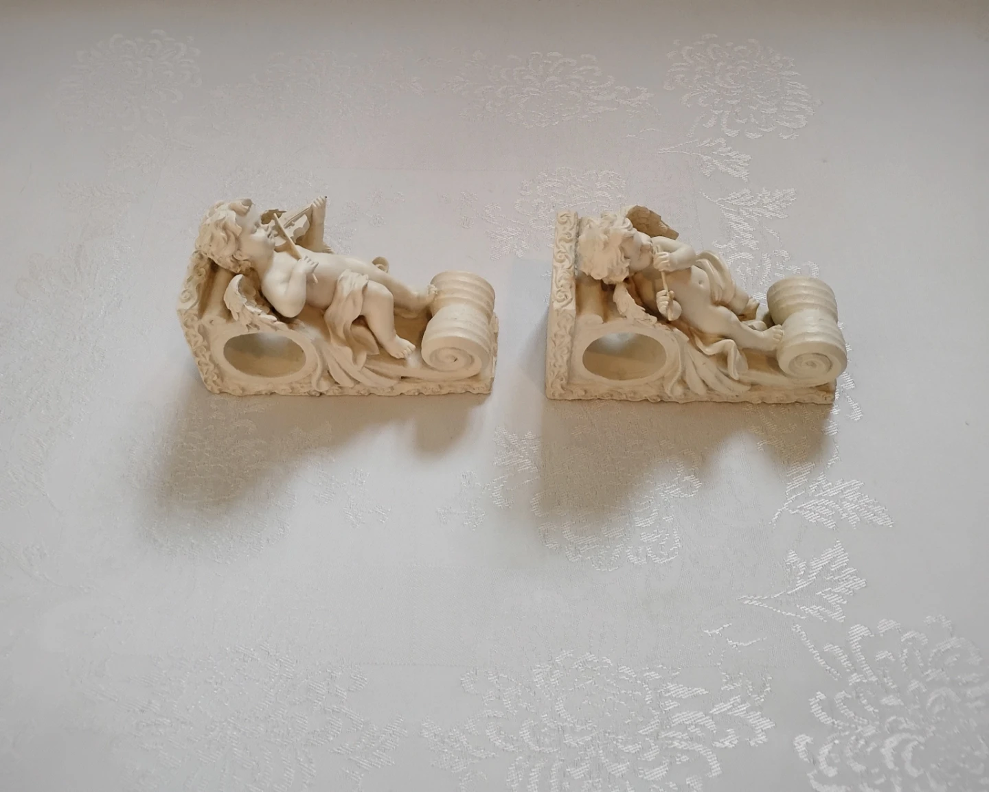 Cherubim Curtain Rod Bracket Set - photo 3