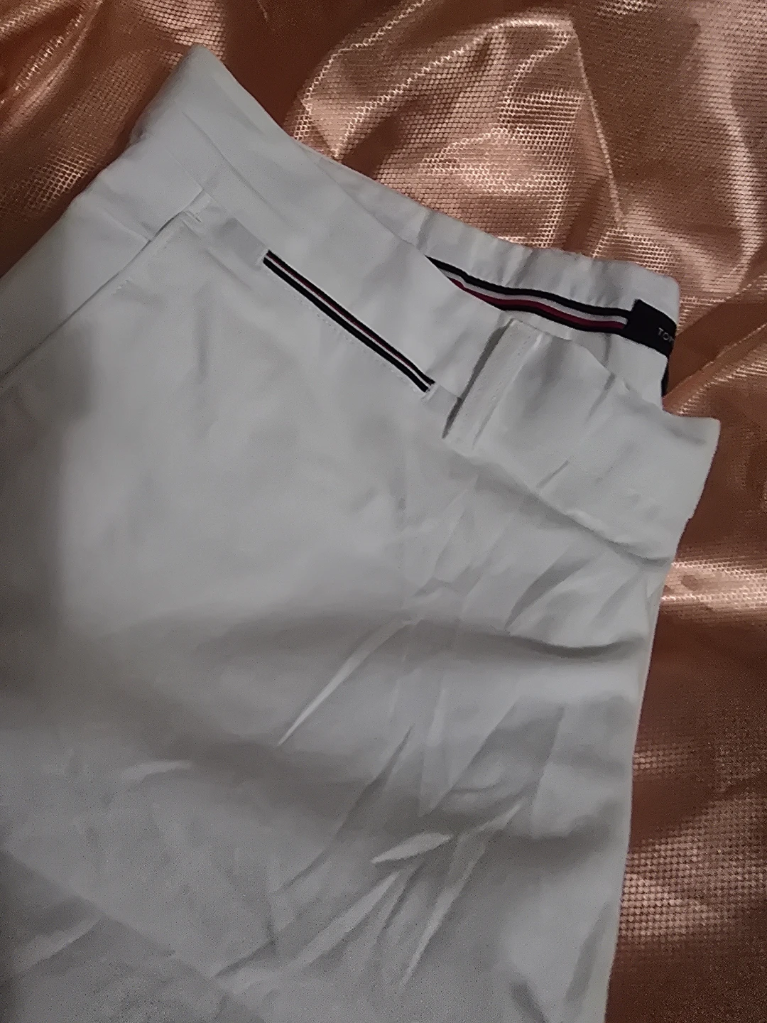SUMMER NAUTICAL Tommy Hilfiger White Chino Shorts Size 36 - photo 2