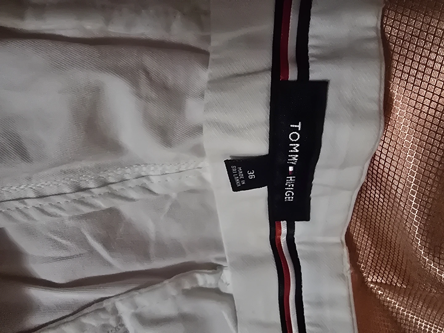 SUMMER NAUTICAL Tommy Hilfiger White Chino Shorts Size 36 - photo 3