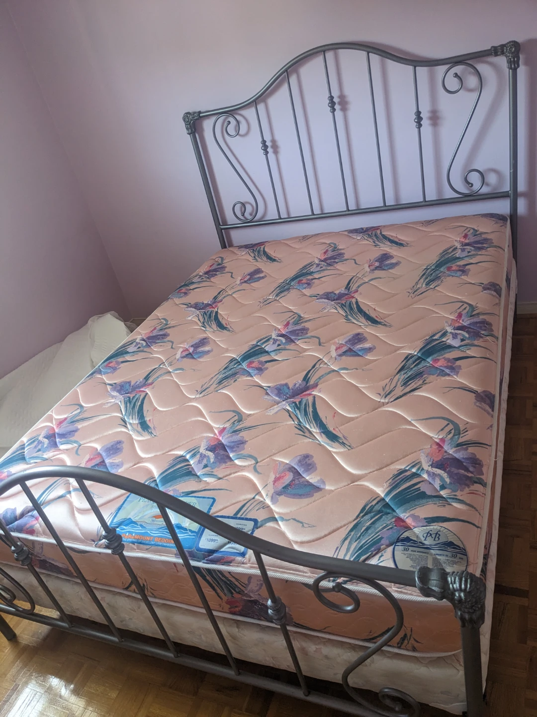 Paramount Bed Frame and Double Mattress, Box Spring